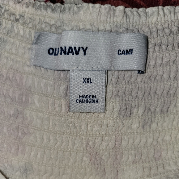 NEW NWOT Old Navy Cami Lined Flowered Sundress Smocked back Sz XXL Size 20 - Picture 7 of 9